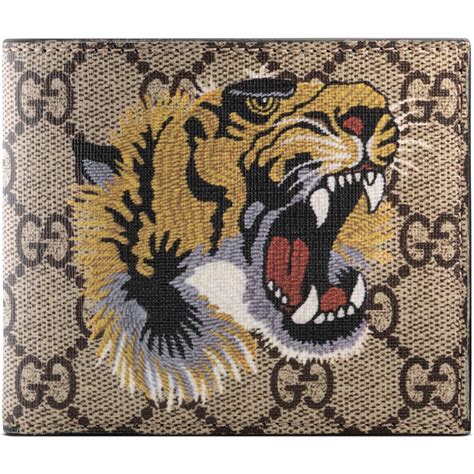 portafoglio gucci tigre prezzo|GUCCI PORTAFOGLIO IN TESSUTO GG SUPREME CON .